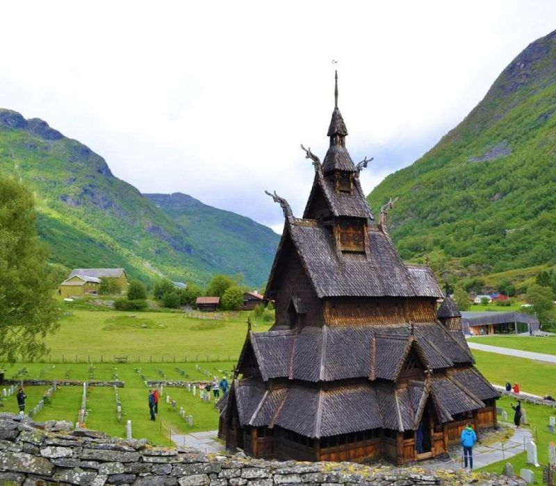 Noruega Iglesia de madera