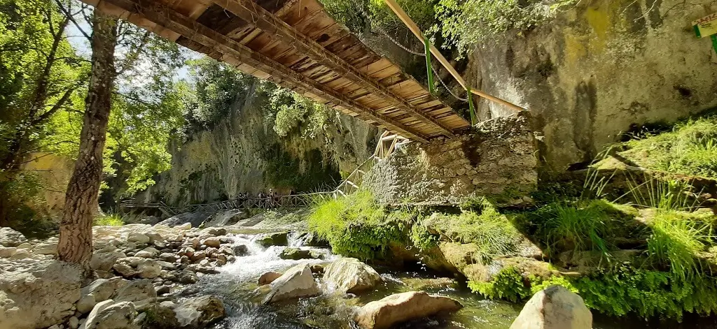 Tramo de la Cerrada de Elías en la Ruta del río Borosa