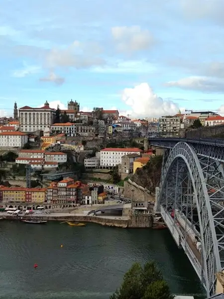 Vistas de la ciudad de Oporto